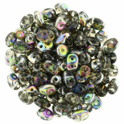 Superduo 2,5X5 mm Vitral - Black Diamond 10 gr