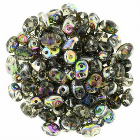 Superduo 2,5X5 mm Vitral - Black Diamond 10 gr