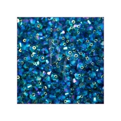 Bicono swarovski 5328 4MM Indicolite AB 2X